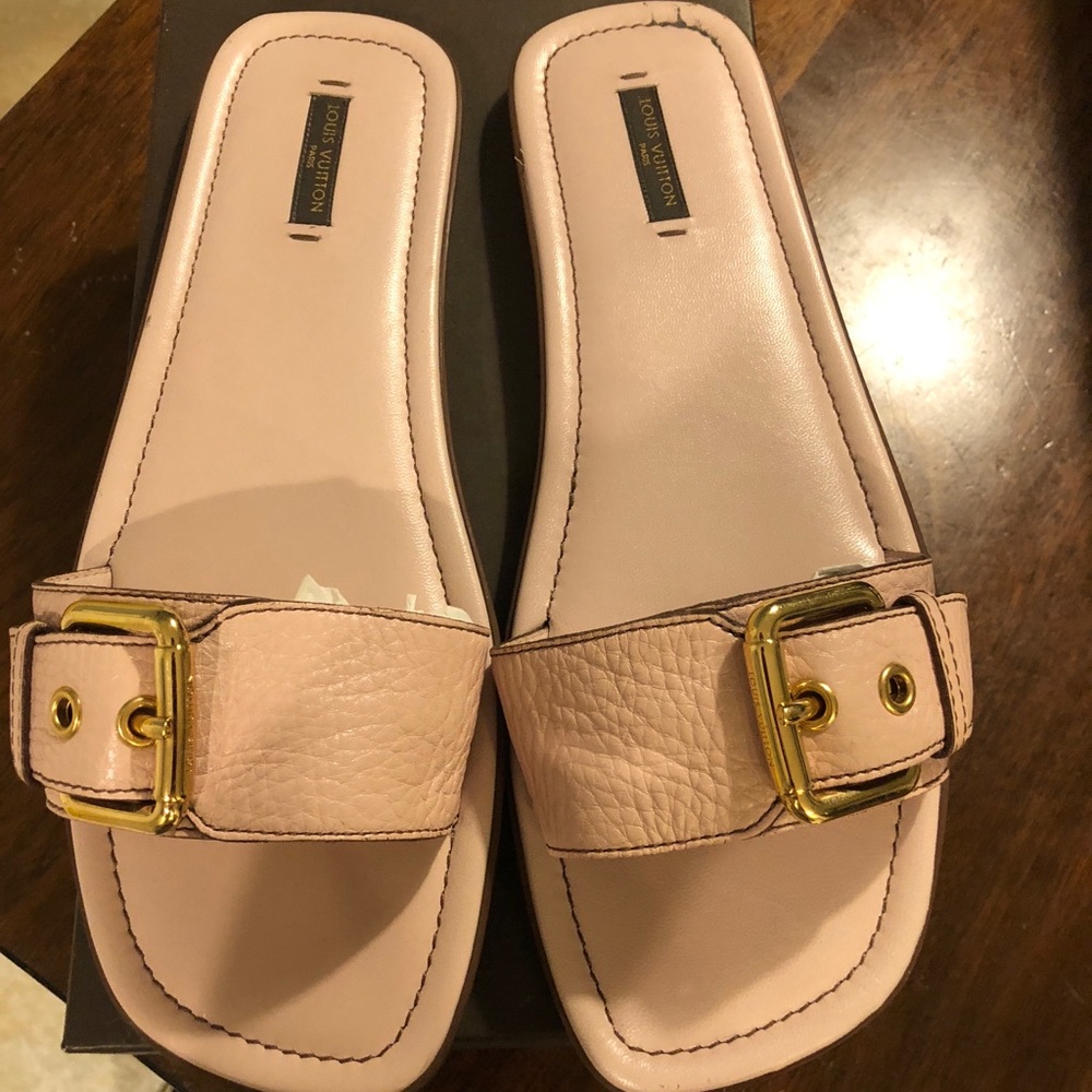 Louis Vuitton flat open toe mule